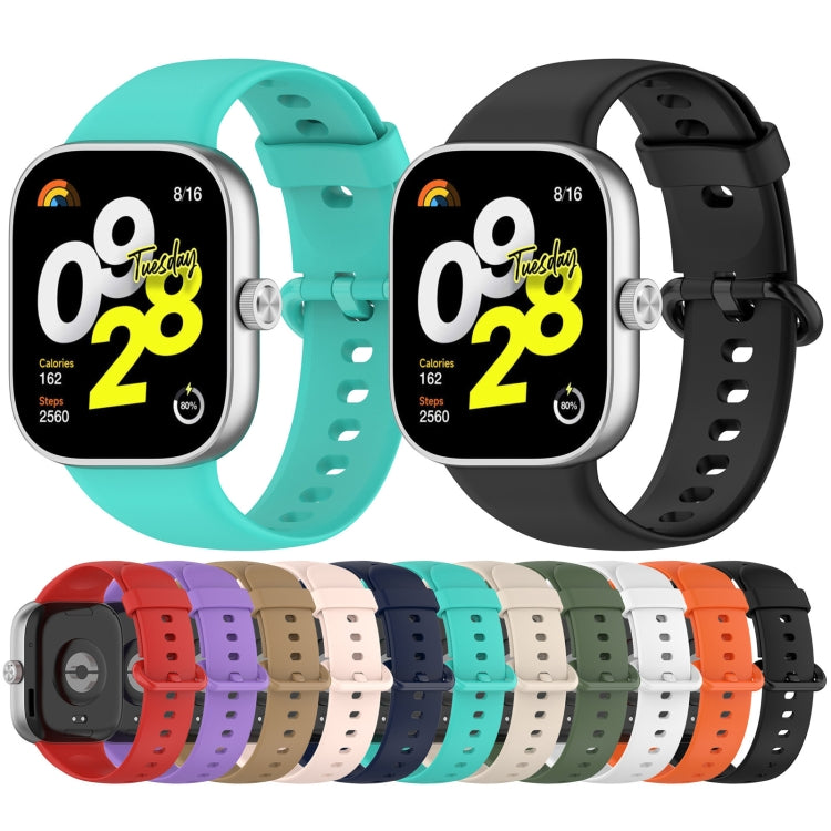 For Xiaomi  Mi Band 8 Pro Solid Color Colorful Buckle Silicone Watch Band(Orange) - Watch Bands by PMC TechLife | Online Shopping South Africa | PMC TechLife