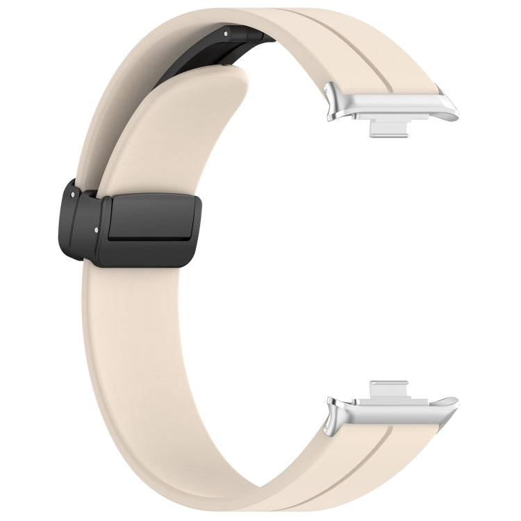 For Xiaomi  Mi Band 8 Pro Groove Folding Magnetic Buckle Silicone Watch Band(Starlight) - Watch Bands by PMC TechLife | Online Shopping South Africa | PMC TechLife