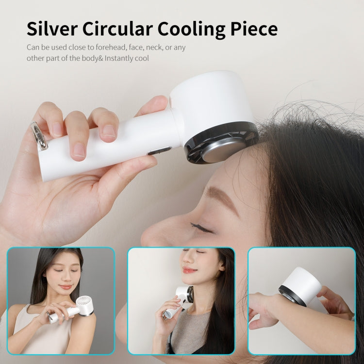 ENKAY Hat-Prince Handheld Mini Portable Cold Compress Cooling Fan(Blue) - Electric Fans by ENKAY | Online Shopping South Africa | PMC TechLife | Buy Now Pay Later Mobicred