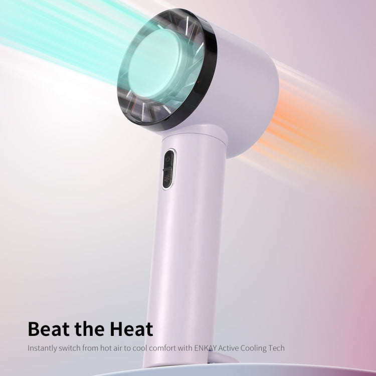 ENKAY Hat-Prince Handheld Mini Portable Cold Compress Cooling Fan(Blue) - Electric Fans by ENKAY | Online Shopping South Africa | PMC TechLife | Buy Now Pay Later Mobicred