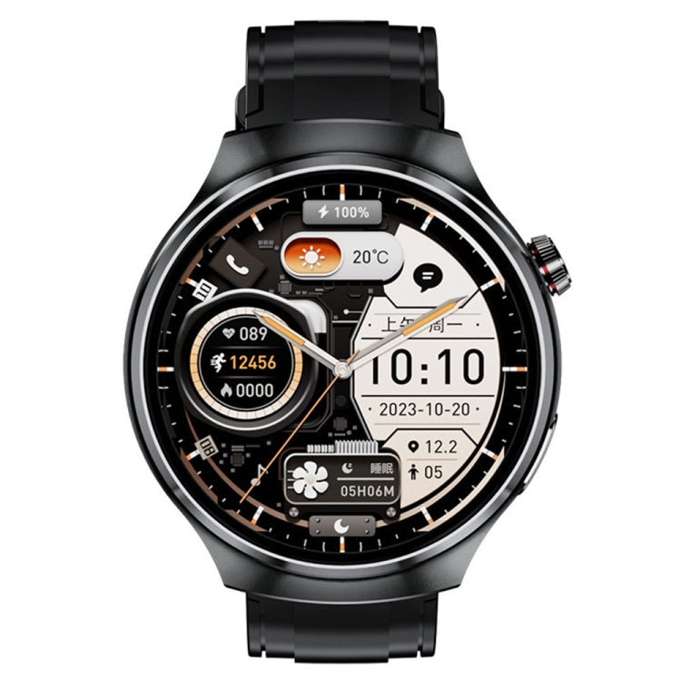 V16 1.46 inch Color Screen Smart Watch, Support Bluetooth Call / Heart Rate Monitoring(Black) - Smart Watches by PMC TechLife | Online Shopping South Africa | PMC TechLife | Buy Now Pay Later Mobicred