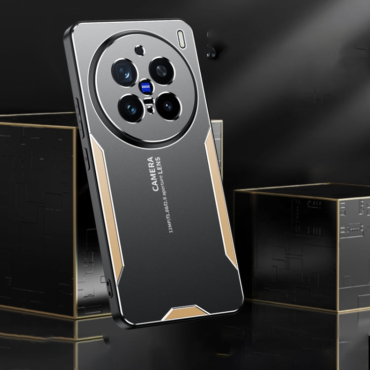 For vivo X200 Pro Blade Series TPU Hybrid Metal Phone Case(Silver) - free shipping - PMC Jewellery - Order now!