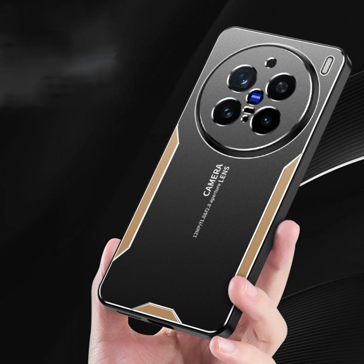 For vivo X200 Pro Blade Series TPU Hybrid Metal Phone Case(Silver) - free shipping - PMC Jewellery - Order now!