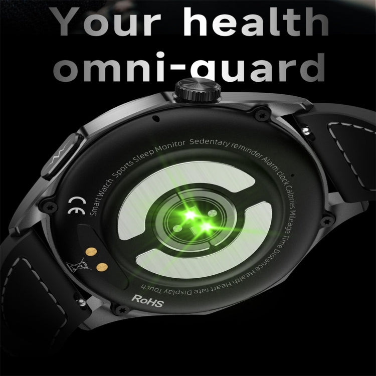 ET485 1.43 inch Color Screen Smart Watch Silicone Strap, Support Bluetooth Call / Micro-physical Examination(Silver) - free shipping - PMC TechLife - Order now!