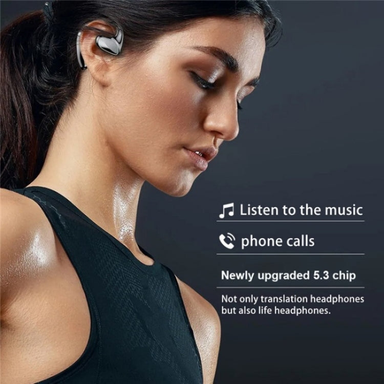 M8 Noise Reduction Smart Voice Translator TWS Bluetooth Headset 144 Languages Translation Earphones(White) -  by PMC TechLife | Online Shopping South Africa | PMC TechLife | Buy Now Pay Later Mobicred