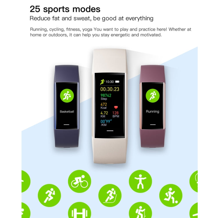 C80 IP67 Waterproof Smart Bracelet Sport Fitness Tracker(Dark Blue) - Smart Wristbands by PMC TechLife | Online Shopping South Africa | PMC TechLife