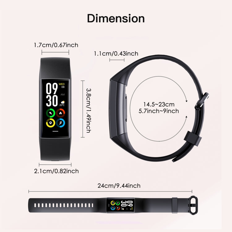 C80 IP67 Waterproof Smart Bracelet Sport Fitness Tracker(White) - free shipping - PMC TechLife - Order now!