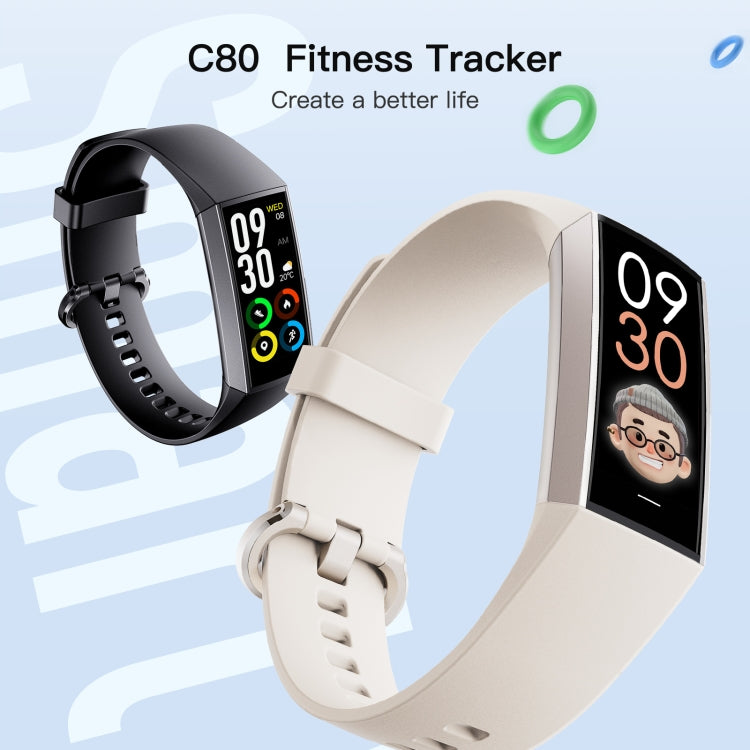 C80 IP67 Waterproof Smart Bracelet Sport Fitness Tracker(Black) - free shipping - PMC TechLife - Order now!