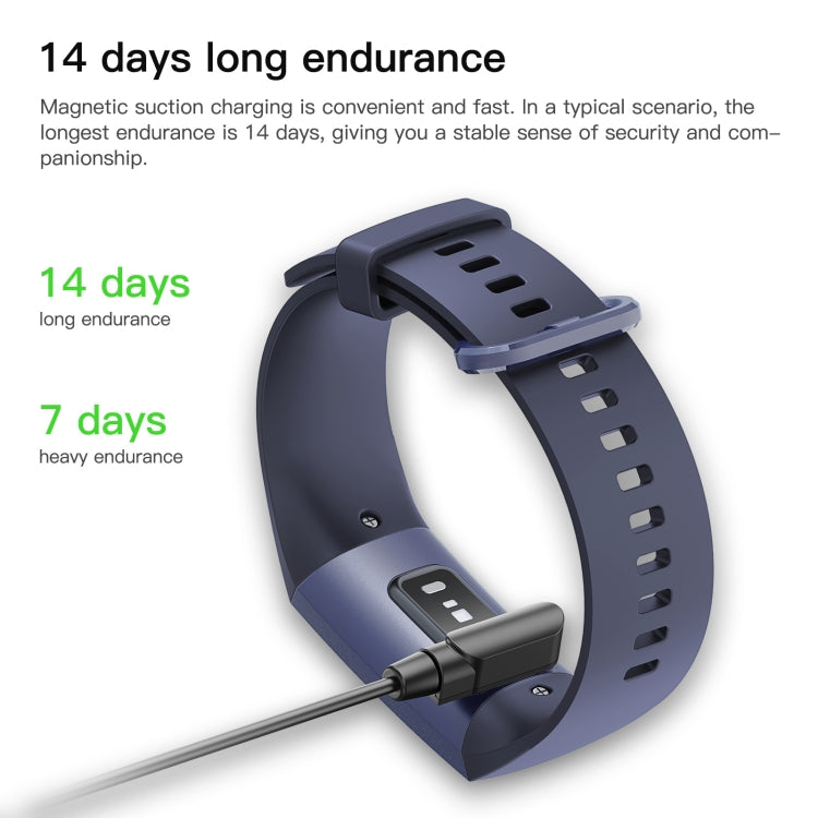 C80 IP67 Waterproof Smart Bracelet Sport Fitness Tracker(Dark Blue) - Smart Wristbands by PMC TechLife | Online Shopping South Africa | PMC TechLife