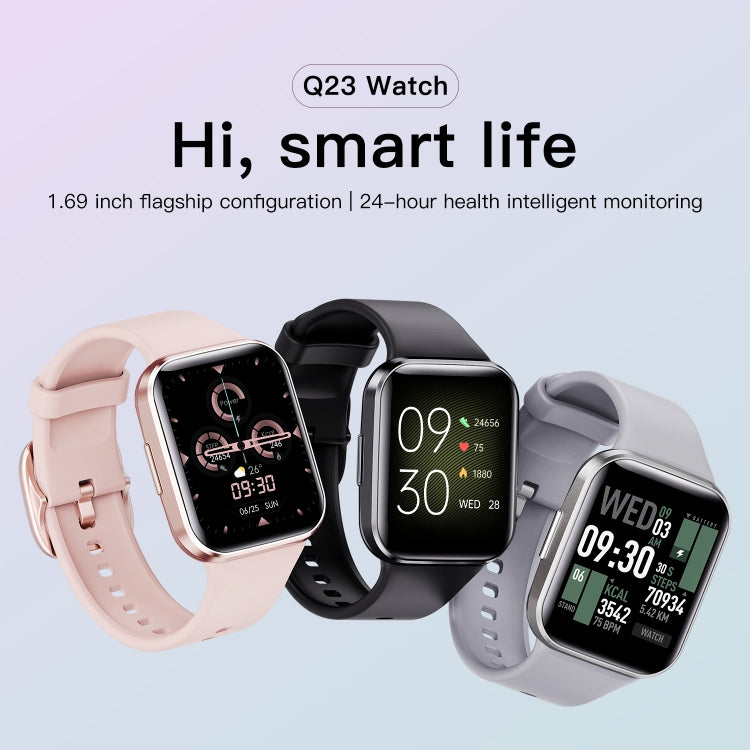 Q23 IP67 Waterproof Smart Bracelet Sport Fitness Tracker(Wine Red) - Smart Watches by PMC TechLife | Online Shopping South Africa | PMC TechLife