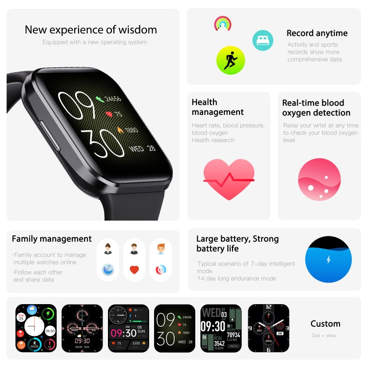 Q23 IP67 Waterproof Smart Bracelet Sport Fitness Tracker(Blue) - Smart Watches by PMC TechLife | Online Shopping South Africa | PMC TechLife