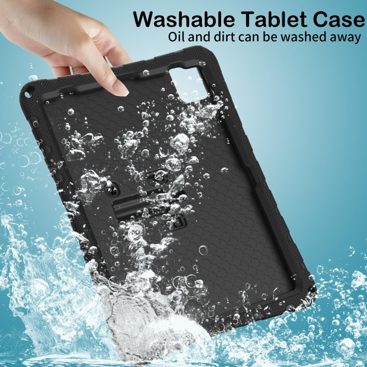 For iPad Air 11 2024 Butterfly Bracket EVA Shockproof Tablet Case(Black) - iPad Air 11 2024 Cases by PMC TechLife | Online Shopping South Africa | PMC TechLife | Buy Now Pay Later Mobicred