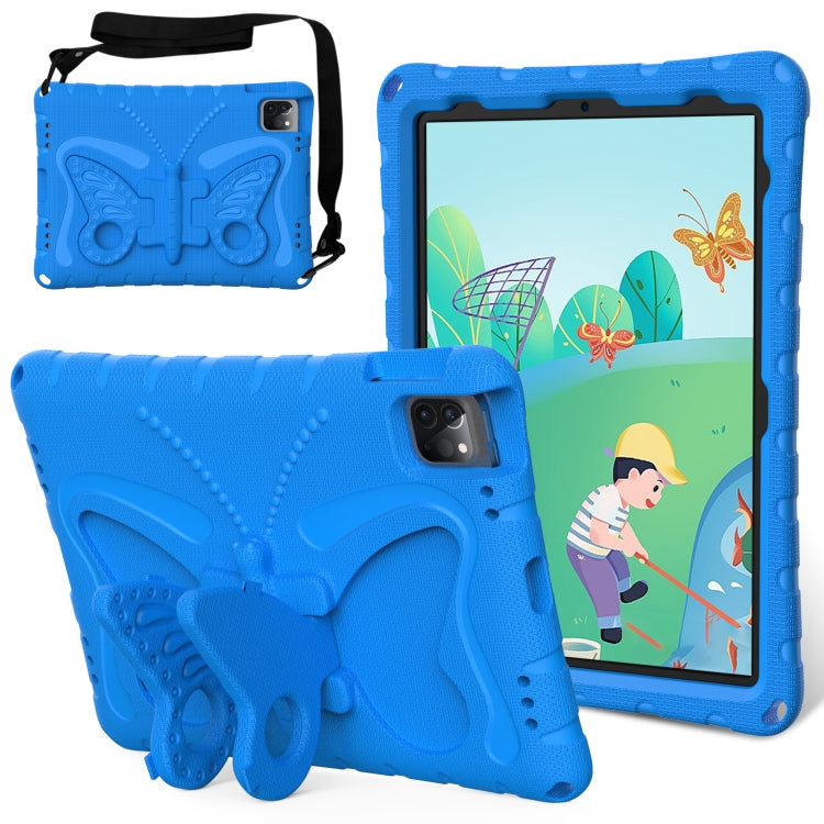 For iPad Air 11 2024 Butterfly Bracket EVA Shockproof Tablet Case(Blue) - iPad Air 11 2024 Cases by PMC TechLife | Online Shopping South Africa | PMC TechLife | Buy Now Pay Later Mobicred