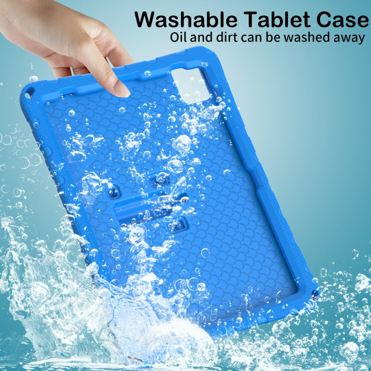 For iPad Air 11 2024 Butterfly Bracket EVA Shockproof Tablet Case(Blue) - iPad Air 11 2024 Cases by PMC TechLife | Online Shopping South Africa | PMC TechLife | Buy Now Pay Later Mobicred