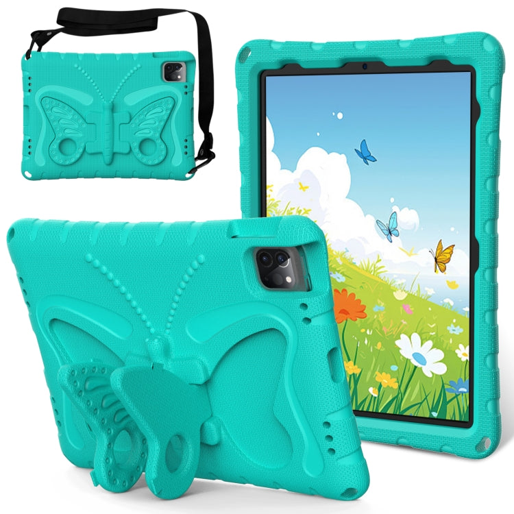 For iPad Pro 11 2024 Butterfly Bracket EVA Shockproof Tablet Case(Mint Green) - iPad Pro 11 2024 Cases by PMC TechLife | Online Shopping South Africa | PMC TechLife | Buy Now Pay Later Mobicred