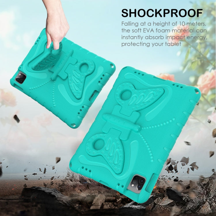 For iPad Pro 11 2024 Butterfly Bracket EVA Shockproof Tablet Case(Mint Green) - iPad Pro 11 2024 Cases by PMC TechLife | Online Shopping South Africa | PMC TechLife | Buy Now Pay Later Mobicred