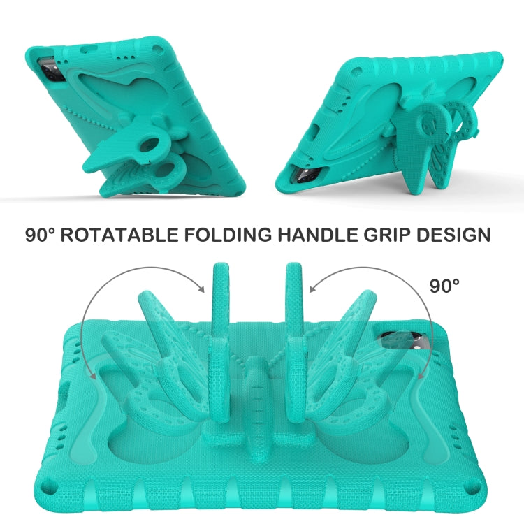 For iPad Pro 11 2024 Butterfly Bracket EVA Shockproof Tablet Case(Mint Green) - iPad Pro 11 2024 Cases by PMC TechLife | Online Shopping South Africa | PMC TechLife | Buy Now Pay Later Mobicred