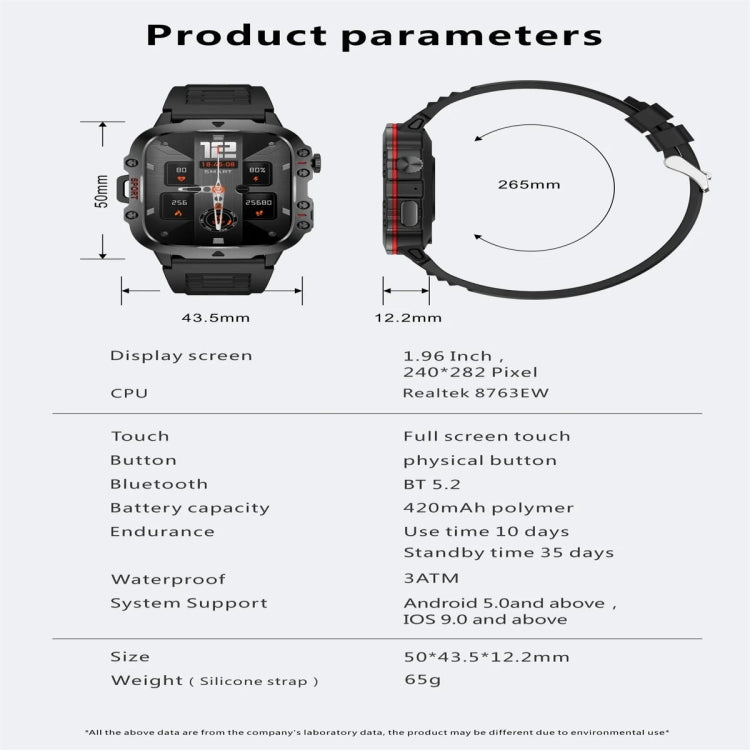 QX11 1.96 inch Color Screen Smart Watch Slub Steel Strap Support Bluetooth Call(Silver) - free shipping - PMC TechLife - Order now!