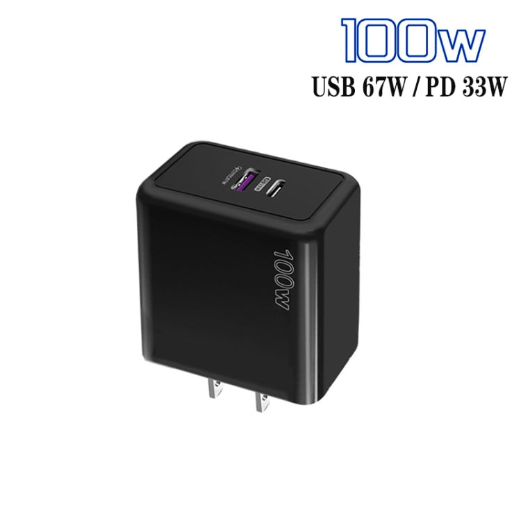 USB 67W / PD 33W Super fast Charging Full Protocol Mobile Phone Charger���US Plug(Black) - USB Charger by PMC TechLife | Online Shopping South Africa | PMC TechLife | Buy Now Pay Later Mobicred