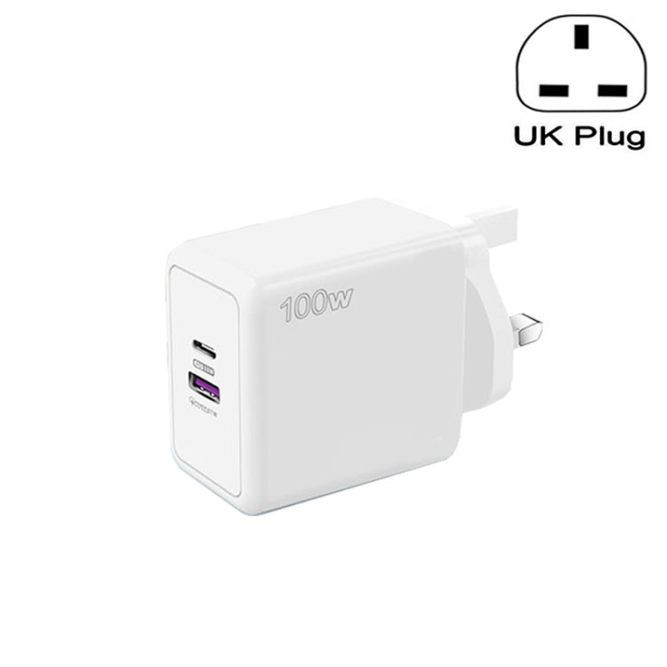 USB 67W / PD 33W Super fast Charging Full Protocol Mobile Phone Charger, UK Plug(White) - USB Charger by PMC TechLife | Online Shopping South Africa | PMC TechLife | Buy Now Pay Later Mobicred