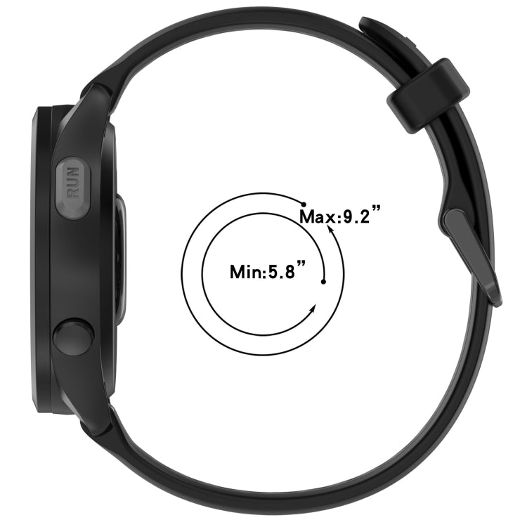 For Huawei Watch GT Runner 22mm Two Color Textured Silicone Watch Band(Starlight + Black) - free shipping - PMC TechLife - Order now!