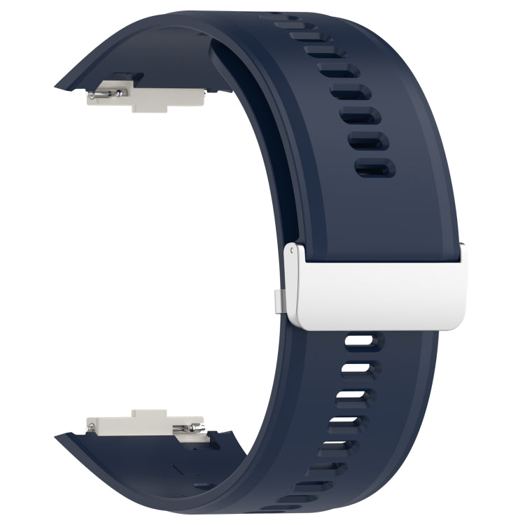 For Xiaomi Watch H1 Blood Pressure Watch Silicone Watch Band(Midnight Blue) - Watch Bands by PMC TechLife | Online Shopping South Africa | PMC TechLife