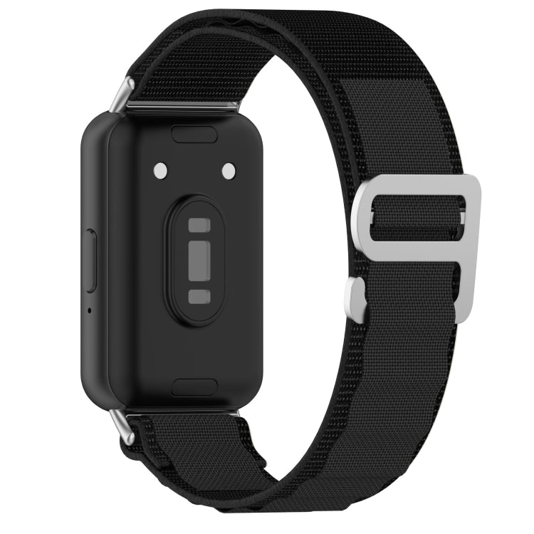 For Samsung Galaxy Fit 3 Nylon Canvas Watch Band(Black) - Watch Bands by PMC TechLife | Online Shopping South Africa | PMC TechLife