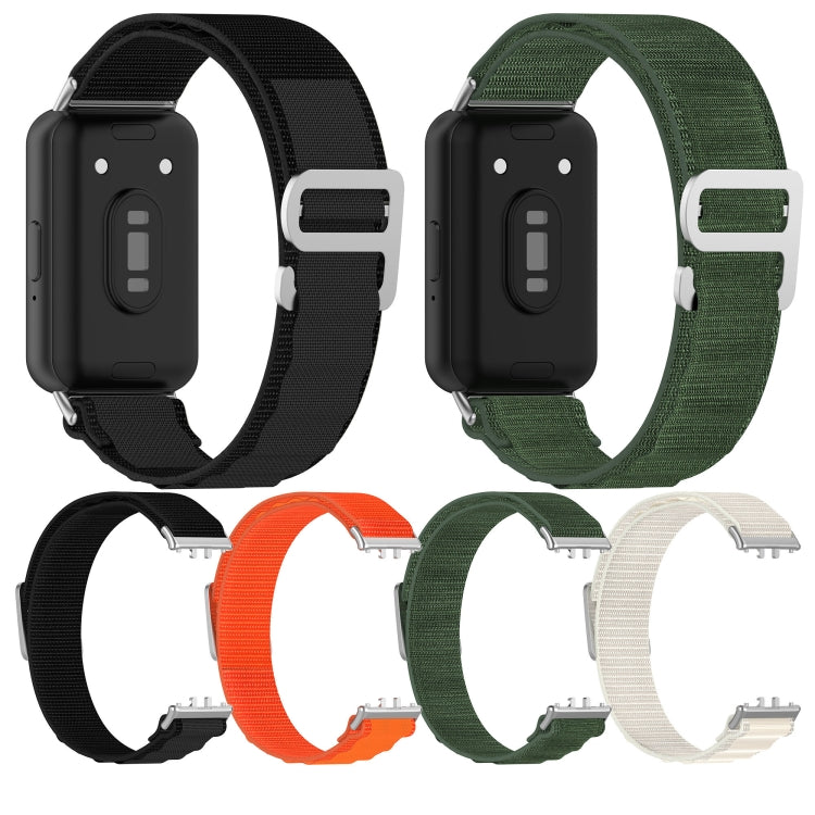 For Samsung Galaxy Fit 3 Nylon Canvas Watch Band(Starlight) - Watch Bands by PMC TechLife | Online Shopping South Africa | PMC TechLife