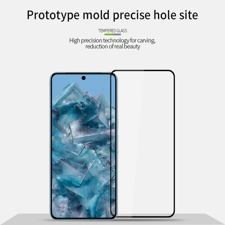 For Google Pixel 9 / 9 Pro MOFI 9H 2.5D Full Screen Tempered Glass Film(Black) - Google Tempered Glass by MOFI | Online Shopping South Africa | PMC TechLife | Buy Now Pay Later Mobicred