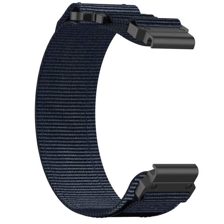 For Garmin MARQ Athlete Gen 2 22mm Nylon Hook And Loop Fastener Watch Band(Blue) - free shipping - PMC TechLife - Order now!