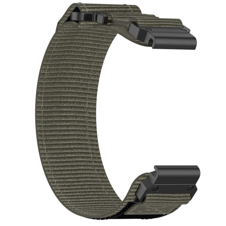 For Garmin Instinct 22mm Nylon Hook And Loop Fastener Watch Band(Grey) - Watch Bands by PMC TechLife | Online Shopping South Africa | PMC TechLife | Buy Now Pay Later Mobicred