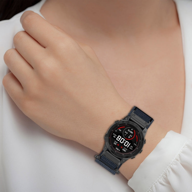 For Garmin Fenix 5 22mm Nylon Hook And Loop Fastener Watch Band(Orange) - free shipping - PMC TechLife - Order now!