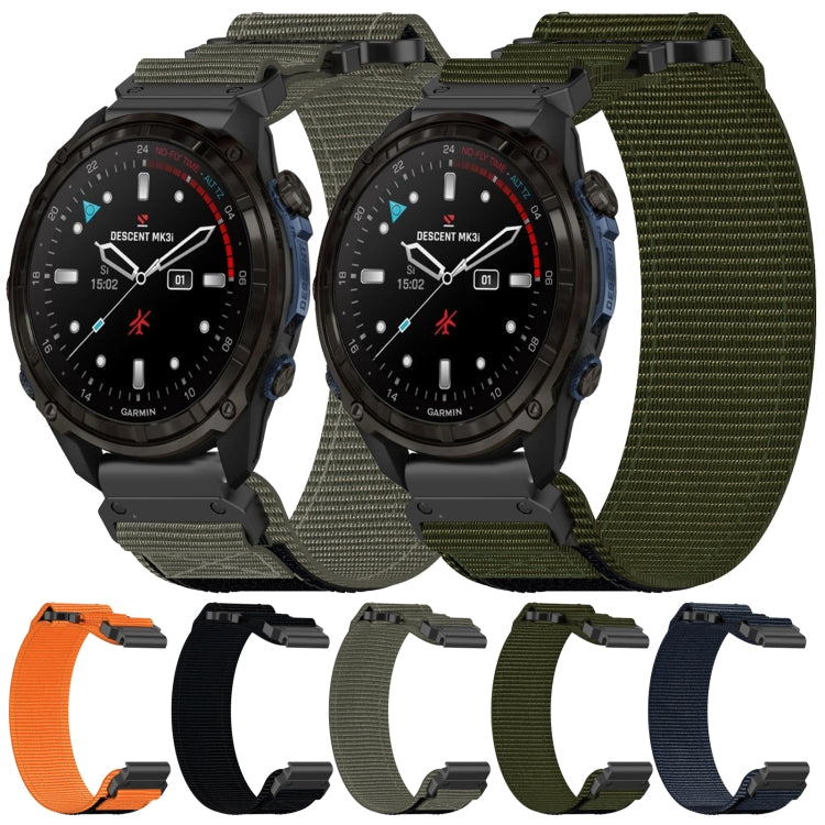 For Garmin Instinct 2S 20mm Nylon Hook And Loop Fastener Watch Band(Grey) - Watch Bands by PMC TechLife | Online Shopping South Africa | PMC TechLife | Buy Now Pay Later Mobicred
