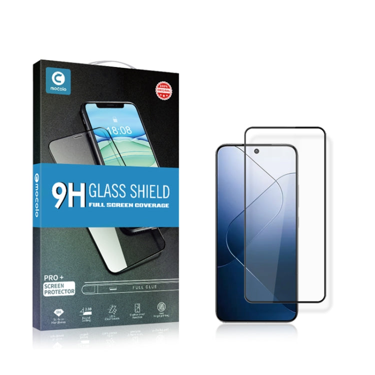For Xiaomi 14 mocolo 2.5D Full Glue Full Cover Tempered Glass Film - free shipping - PMC Jewellery - Order now!