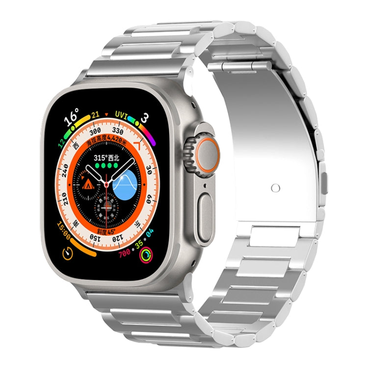 For Apple Watch Ultra 2 49mm I-Shaped Titanium Watch Band(Sliver) - Watch Bands by PMC TechLife | Online Shopping South Africa | PMC TechLife