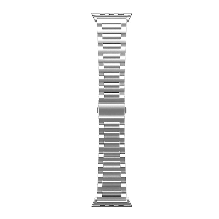 For Apple Watch Series 7 45mm I-Shaped Titanium Watch Band(Sliver) - Watch Bands by PMC TechLife | Online Shopping South Africa | PMC TechLife