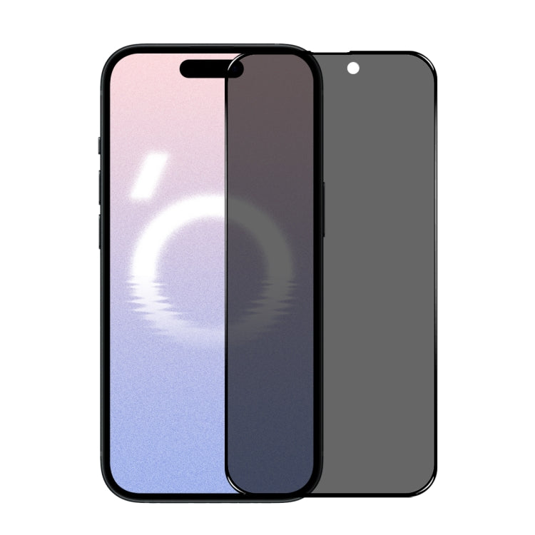 For iPhone 16 NORTHJO A++ 28 Degree Privacy Full Glue Silk Printing Tempered Glass Film - free shipping - PMC TechLife - Order now!