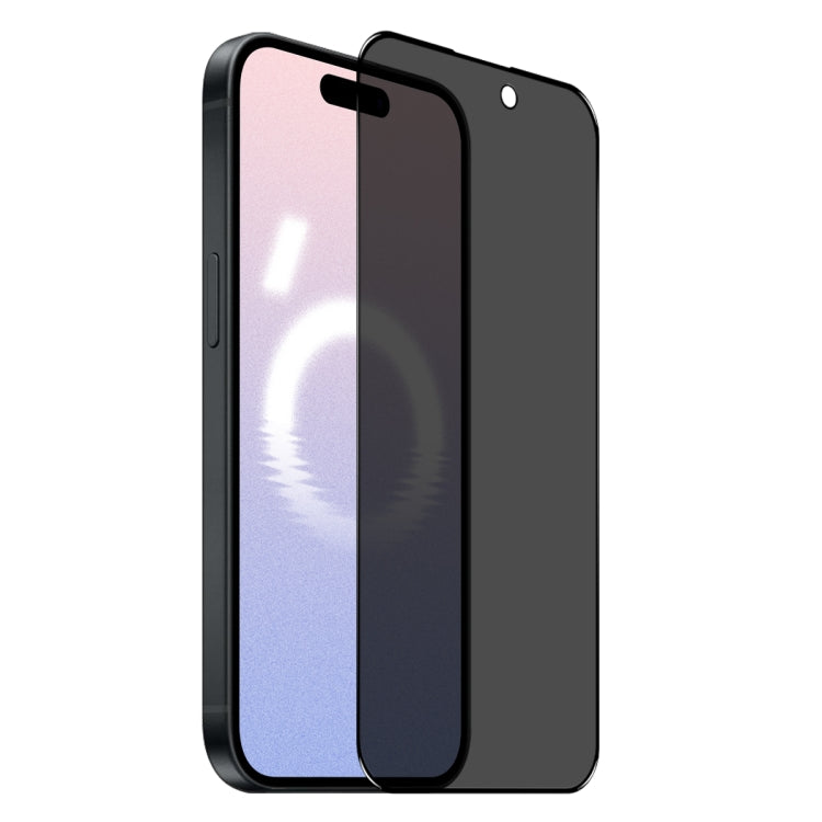 For iPhone 16 Plus NORTHJO A++ 28 Degree Privacy Full Glue Silk Printing Tempered Glass Film - iPhone 16 Plus Tempered Glass by NORTHJO | Online Shopping South Africa | PMC TechLife | Buy Now Pay Later Mobicred