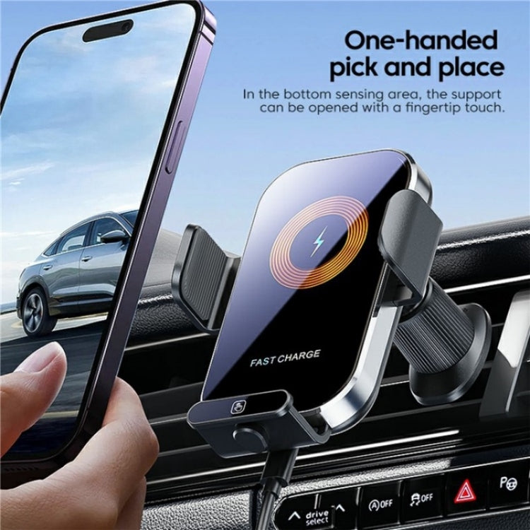 X12s Car Air Vent Wireless Charger 66W High Power Intelligent Induction Holder(Tarnish) - free shipping - PMC TechLife - Order now!