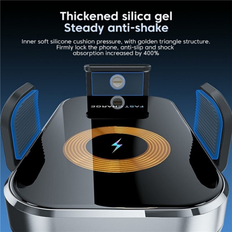 X12s Car Air Vent Wireless Charger 66W High Power Intelligent Induction Holder(Silver) - free shipping - PMC TechLife - Order now!