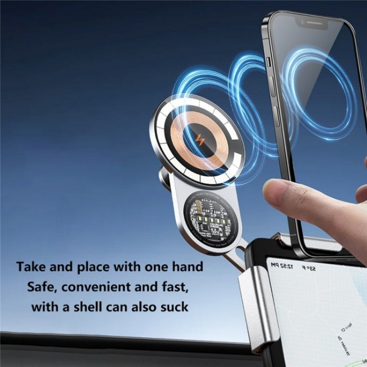 A8S 15W Wireless Charging New Energy Vehicle Navigation Bracket For Tesla Car Screen Base - Car Charger by PMC TechLife | Online Shopping South Africa | PMC TechLife | Buy Now Pay Later Mobicred