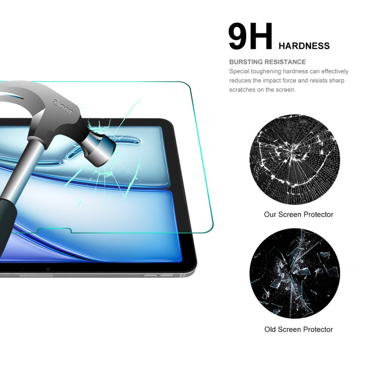 For iPad Air 11 2025 /2024 / iPad 2025 ENKAY Hat-Prince 0.33mm Explosion-proof Tempered Glass Film - iPad Air 11 2025 / 2024 Tempered Glass by ENKAY | Online Shopping South Africa | PMC TechLife | Buy Now Pay Later Mobicred