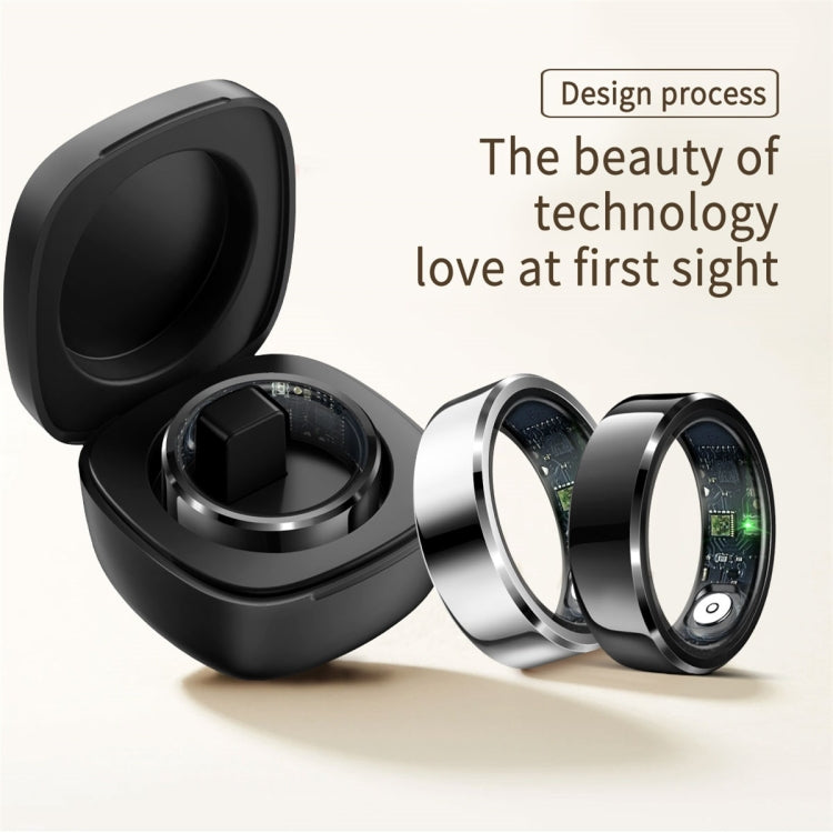 R6 SIZE 9 Smart Ring, Support Heart Rate / Blood Oxygen / Sleep Monitoring(Black) - Smart Rings / Smart Telephones by PMC TechLife | Online Shopping South Africa | PMC TechLife | Buy Now Pay Later Mobicred