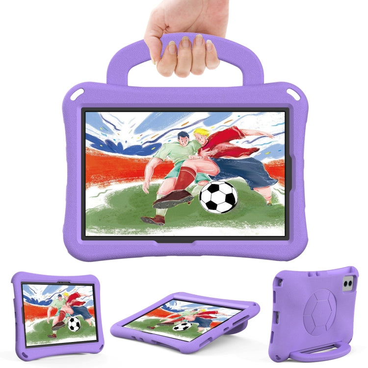 For Lenovo Tab M11 / Xiaoxin Pad 11 2024 Handle Football Shaped EVA Shockproof Tablet Case(Light Purple) - Lenovo by PMC Jewellery | Online Shopping South Africa | PMC Jewellery | Buy Now Pay Later Mobicred