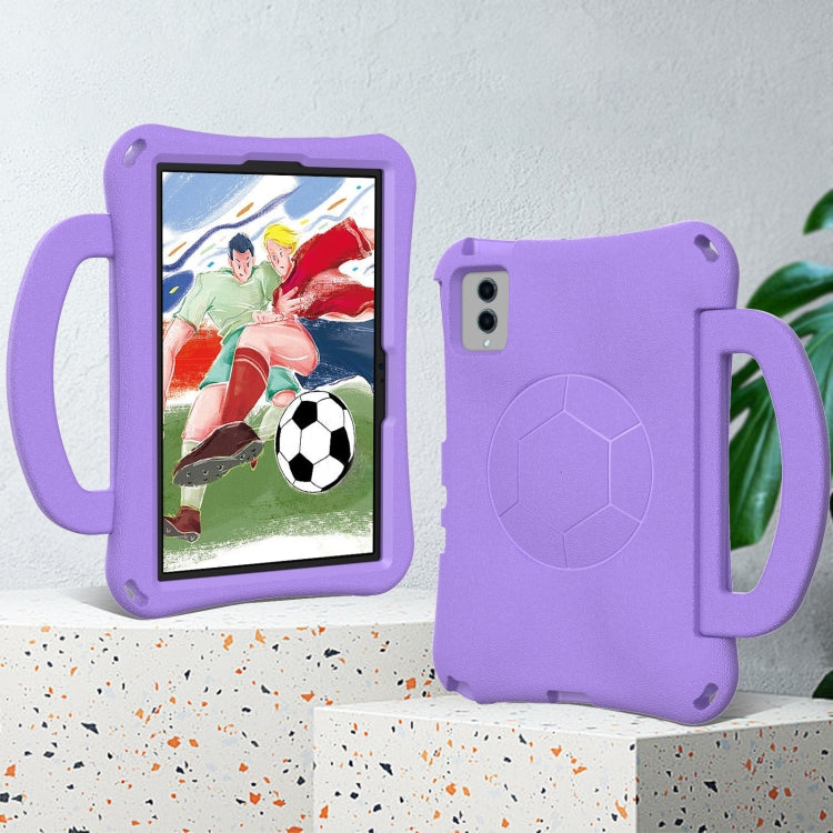 For Lenovo Tab M11 / Xiaoxin Pad 11 2024 Handle Football Shaped EVA Shockproof Tablet Case(Light Purple) - Lenovo by PMC Jewellery | Online Shopping South Africa | PMC Jewellery | Buy Now Pay Later Mobicred