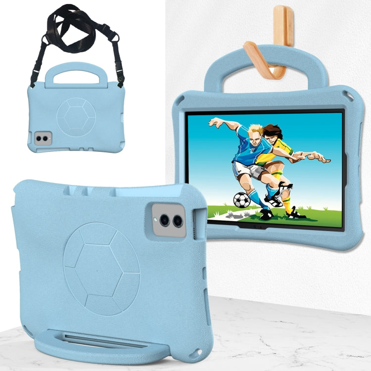 For Lenovo Tab M11 / Xiaoxin Pad 11 2024 Handle Football Shaped EVA Shockproof Tablet Case(Lighte Blue) - Lenovo by PMC Jewellery | Online Shopping South Africa | PMC Jewellery | Buy Now Pay Later Mobicred