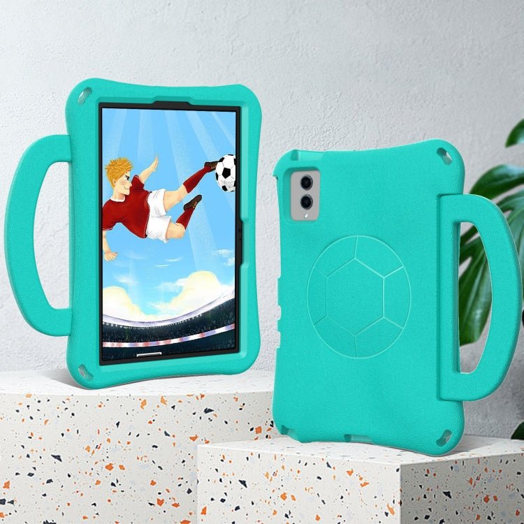 For Lenovo Tab M11 / Xiaoxin Pad 11 2024 Handle Football Shaped EVA Shockproof Tablet Case(Mint Green) - Lenovo by PMC Jewellery | Online Shopping South Africa | PMC Jewellery | Buy Now Pay Later Mobicred
