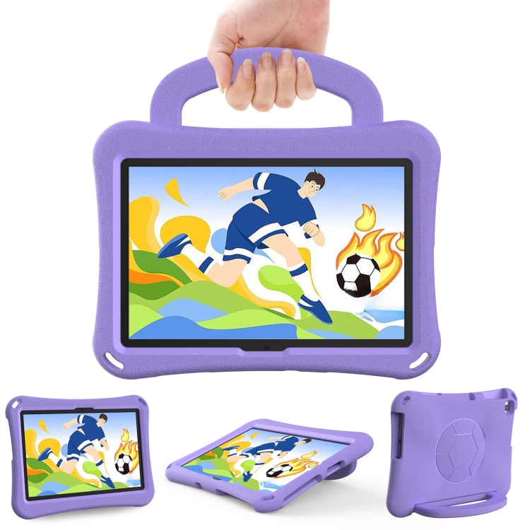 For Lenovo Tab M10 3rd Gen TB-328FU/XU  Handle Football Shaped EVA Shockproof Tablet Case(Light Purple) - Lenovo by PMC TechLife | Online Shopping South Africa | PMC TechLife | Buy Now Pay Later Mobicred