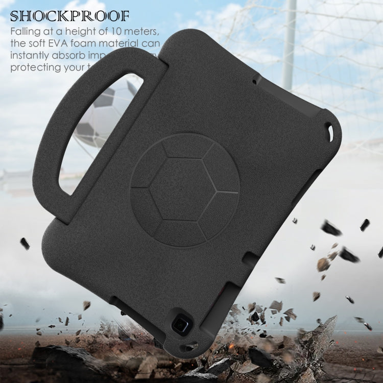 For Lenovo Tab M10 3rd Gen TB-328FU/XU  Handle Football Shaped EVA Shockproof Tablet Case(Black) - Lenovo by PMC TechLife | Online Shopping South Africa | PMC TechLife | Buy Now Pay Later Mobicred