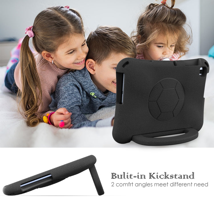 For Lenovo Tab M10 3rd Gen TB-328FU/XU  Handle Football Shaped EVA Shockproof Tablet Case(Black) - Lenovo by PMC TechLife | Online Shopping South Africa | PMC TechLife | Buy Now Pay Later Mobicred